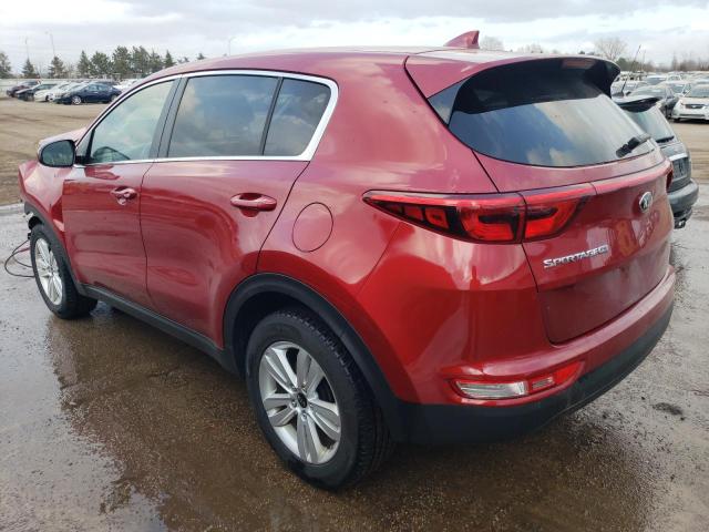  KIA SPORTAGE 2018 Красный