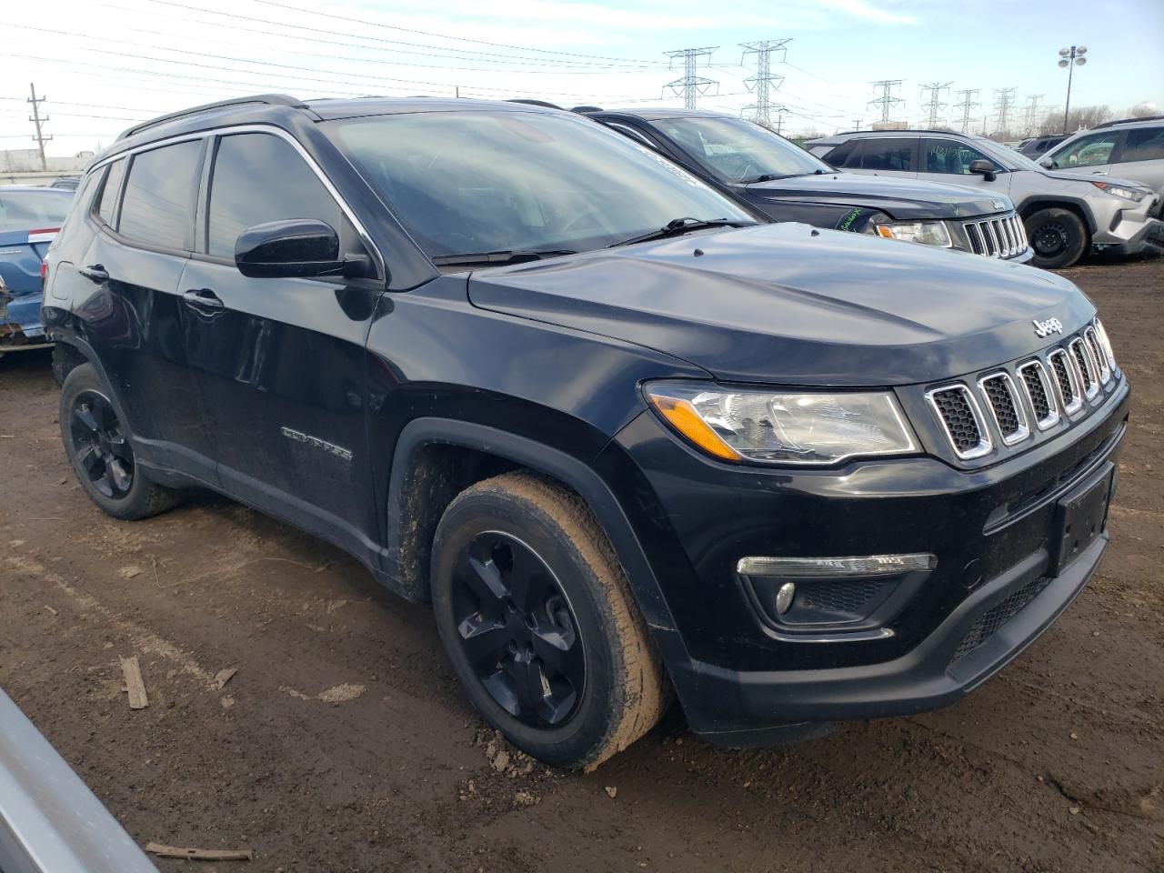 2019 Jeep Compass Latitude VIN: 3C4NJCBB8KT726634 Lot: 44593614