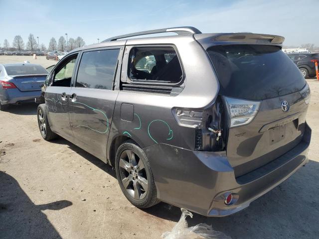 Минивэны TOYOTA SIENNA 2015 Серый