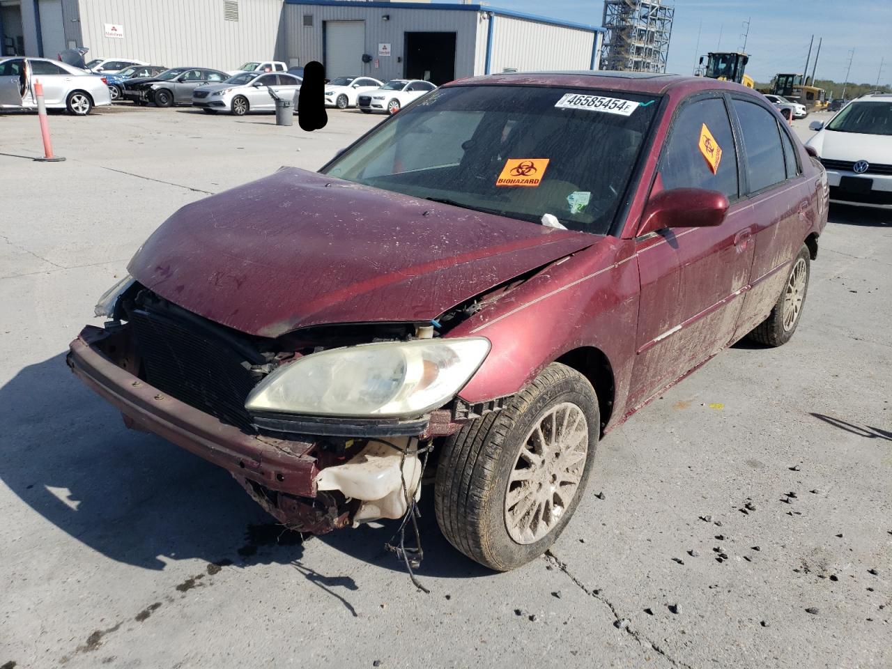2005 Honda Civic Ex за продажба в Greenwell Springs, LA - Front End