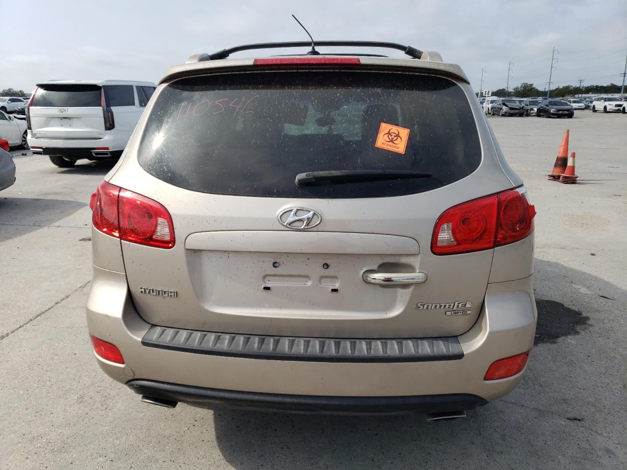 2007 Hyundai Santa Fe Se VIN: 5NMSH13EX7H110546 Lot: 48043634