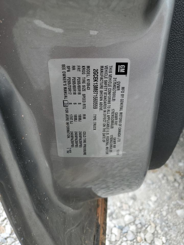 2007 Chevrolet Silverado K1500 Crew Cab VIN: 2GCEK13M871560559 Lot: 87452484