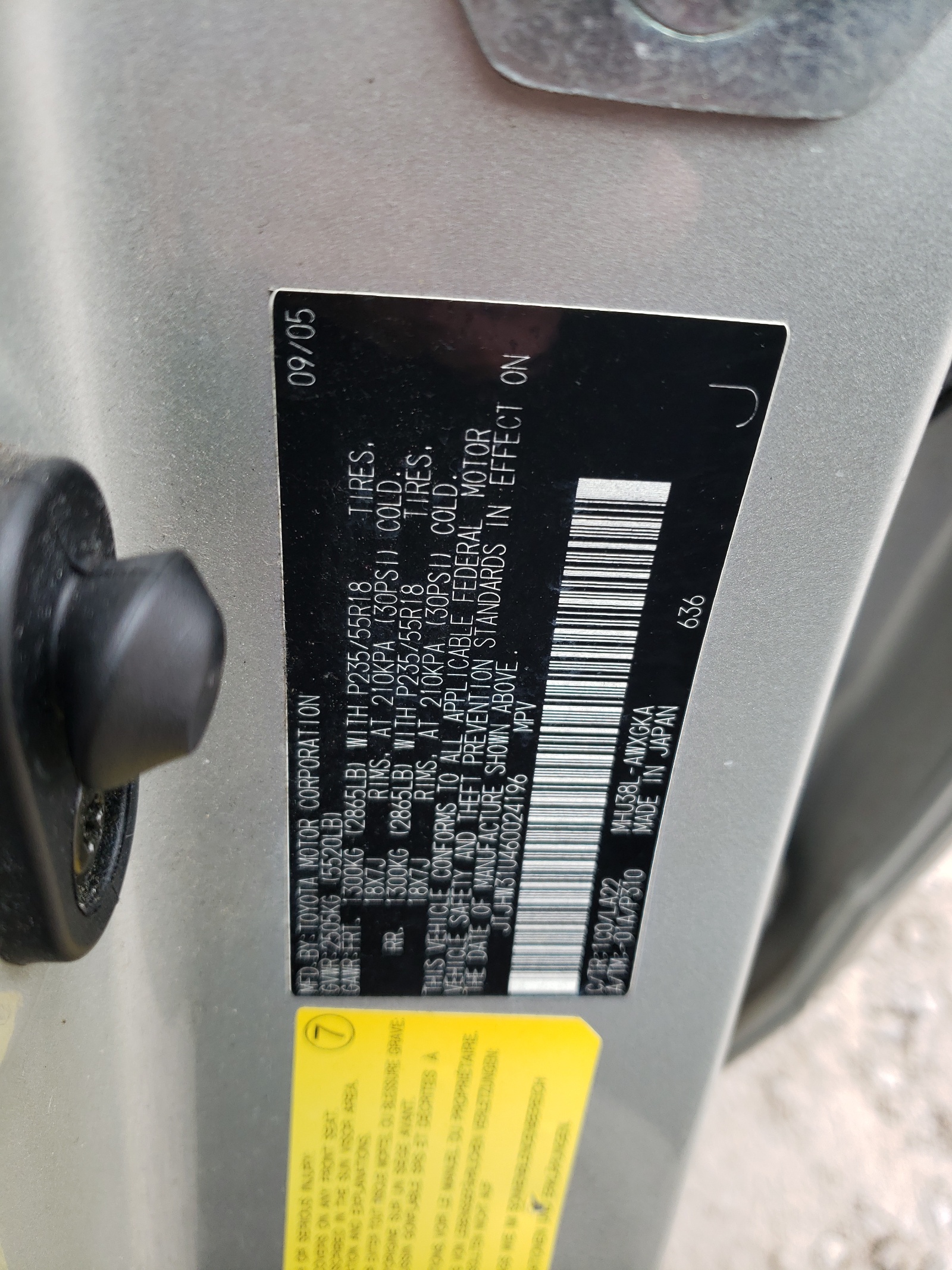 JTJHW31U460024196 2006 Lexus Rx 400