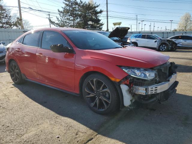  HONDA CIVIC 2019 Красный