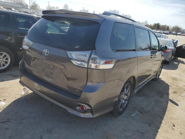 Минивэны TOYOTA SIENNA 2015 Серый