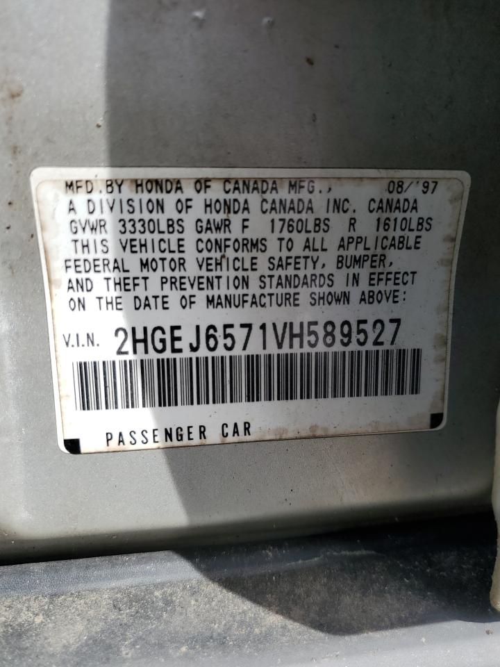 2HGEJ6571VH589527 1997 Honda Civic Lx 2HGEJ6571VH589527 1997 Honda Civic Lx