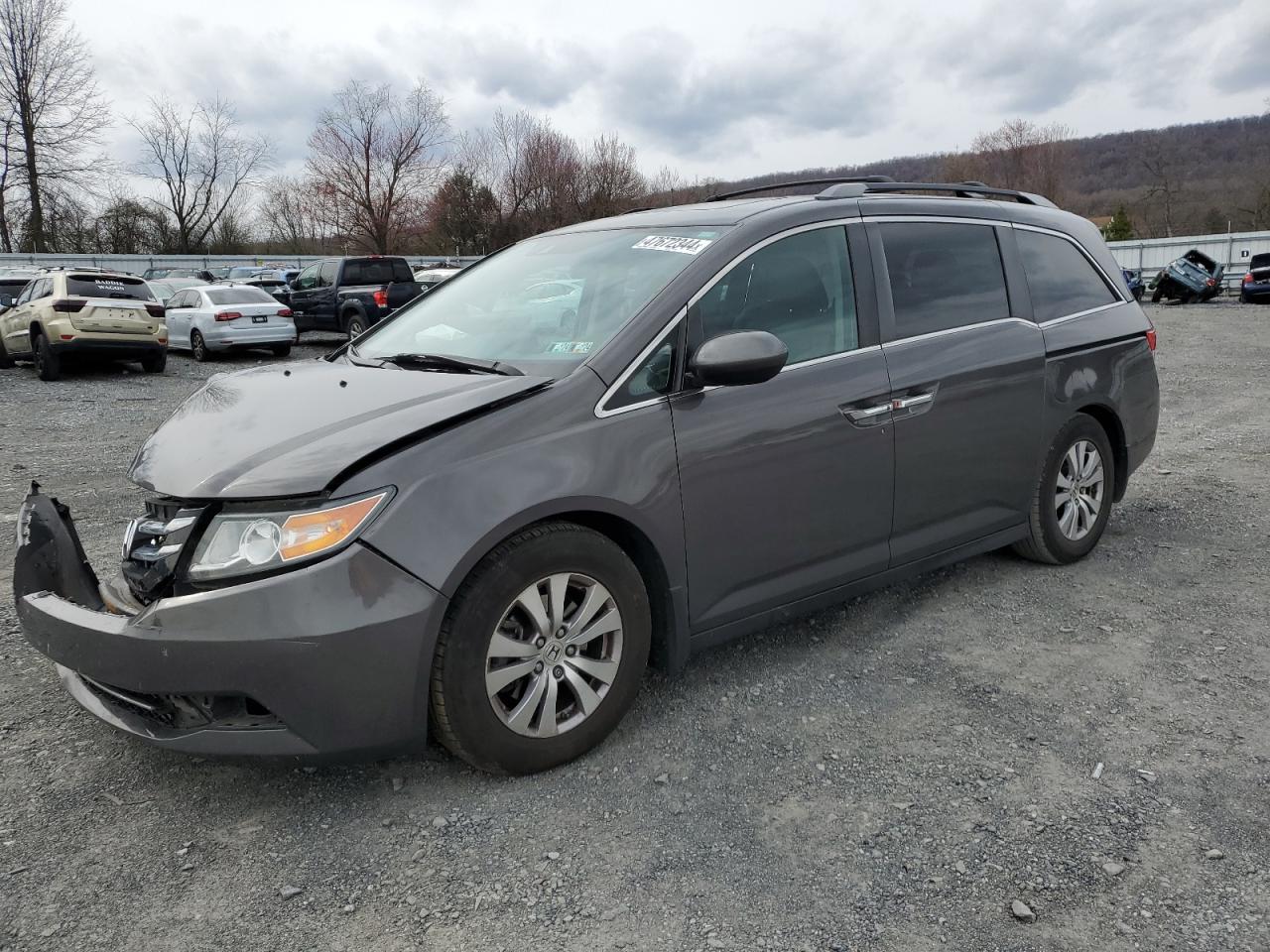 2015 Honda Odyssey Exl VIN: 5FNRL5H68FB060252 Lot: 47672344