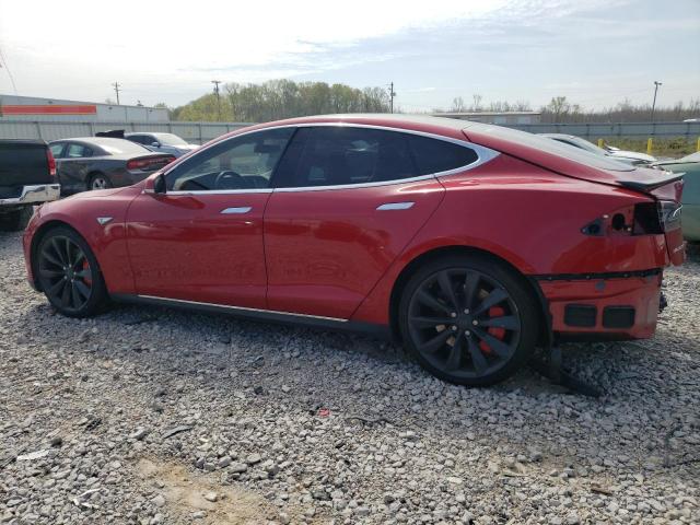 TESLA MODEL S 2014 Красный