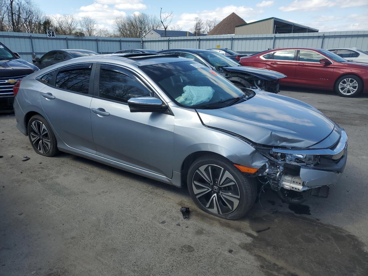 2018 Honda Civic Ex VIN: JHMFC1F37JX032380 Lot: 47331694