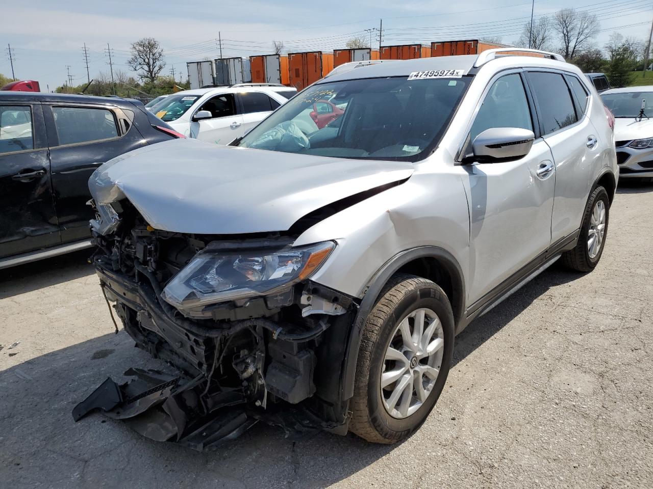 2019 Nissan Rogue S VIN: KNMAT2MV0KP535157 Lot: 47495974