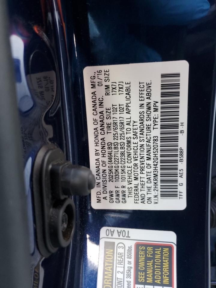 2HKRM3H42GH520783 2016 Honda Cr-V Se