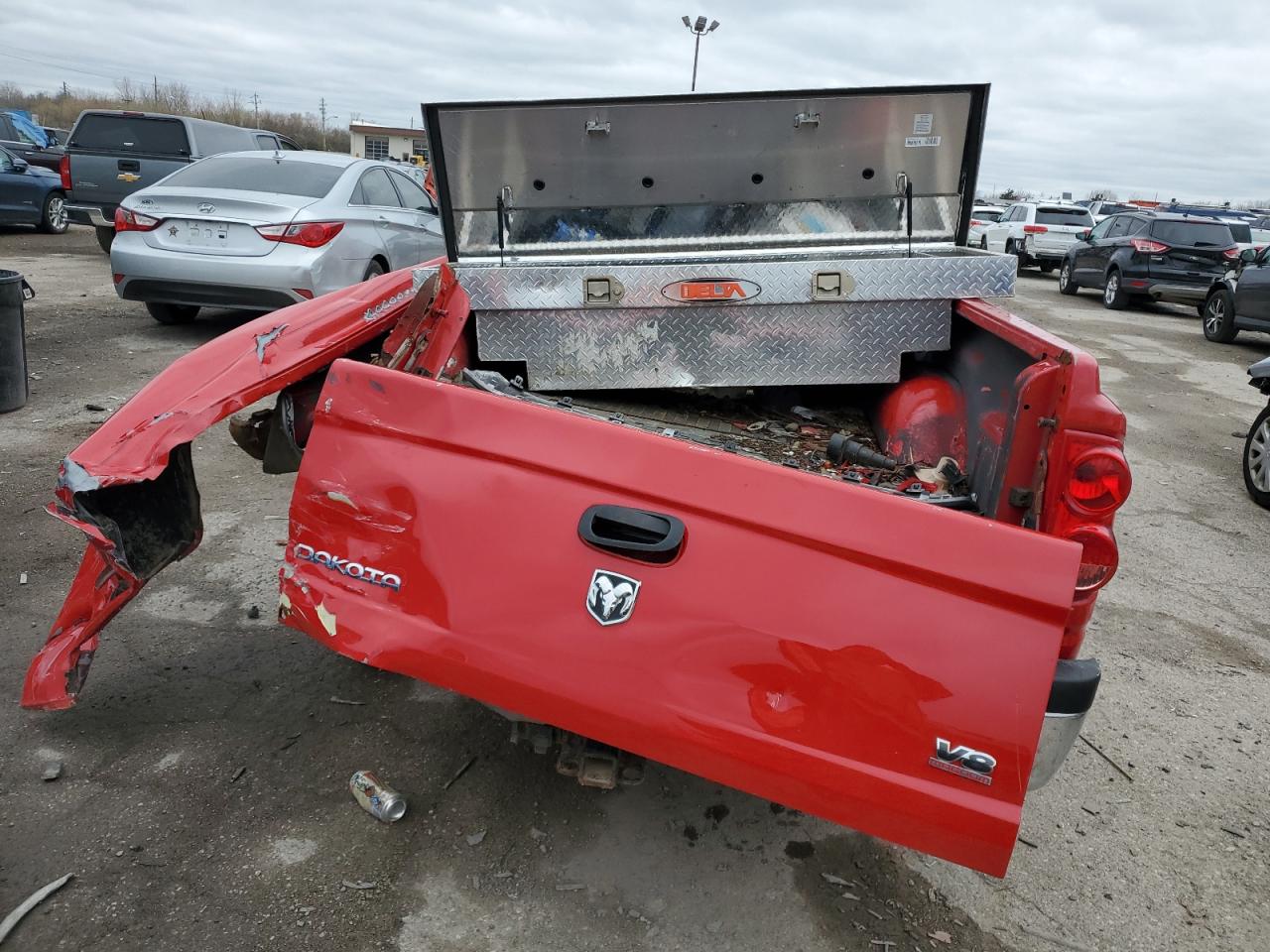 2007 Dodge Dakota Quad VIN: 1D7HW28N07S163927 Lot: 46596084