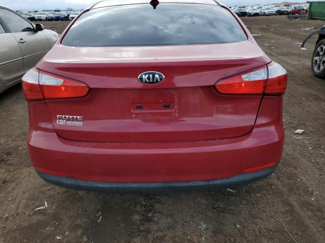  KIA FORTE 2016 Червоний