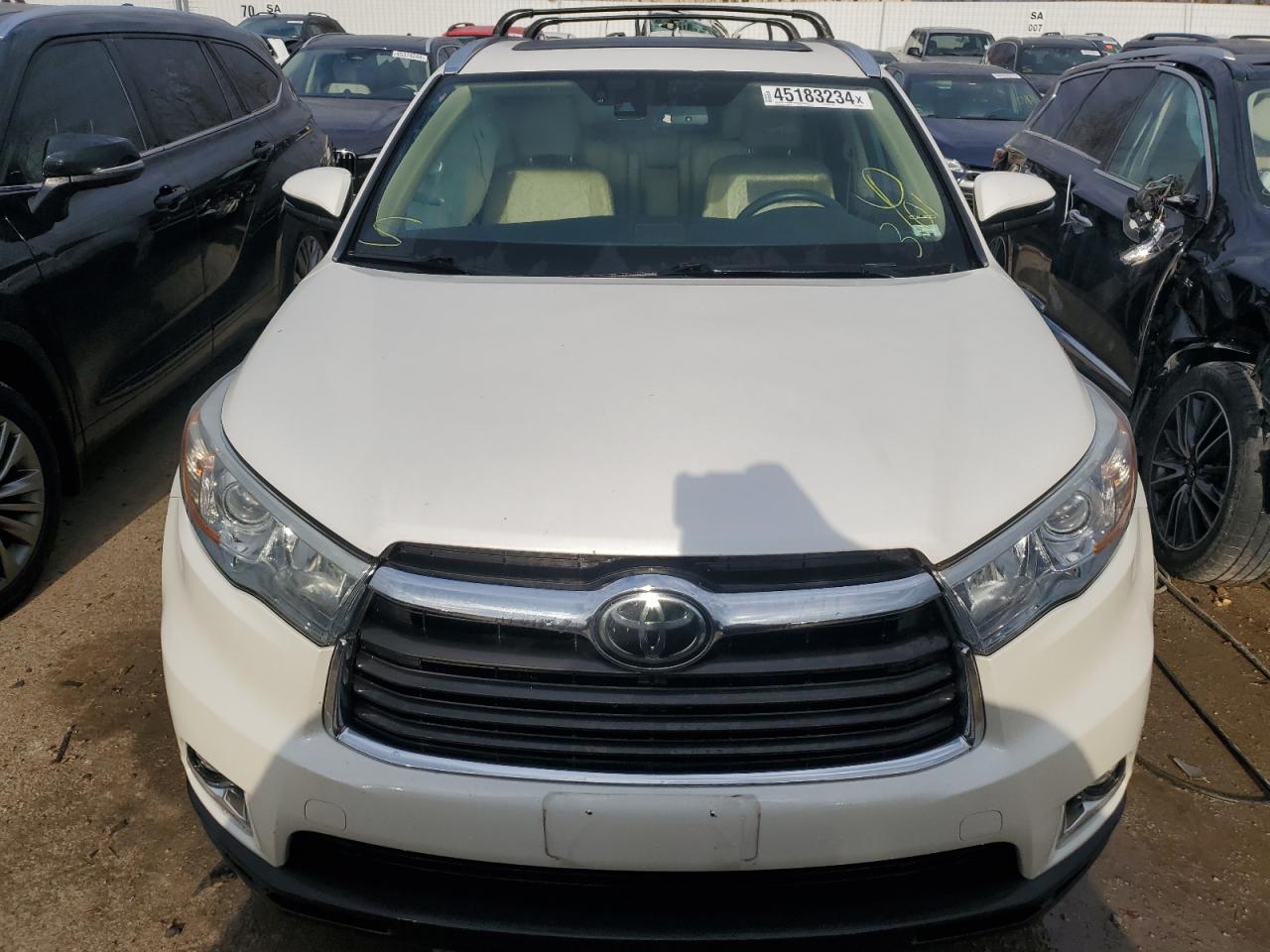 2016 Toyota Highlander Limited VIN: 5TDDKRFH1GS282668 Lot: 45183234