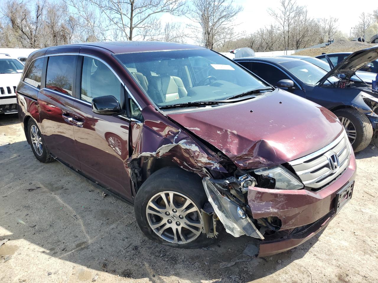 2013 Honda Odyssey Exl VIN: 5FNRL5H64DB057328 Lot: 47147214