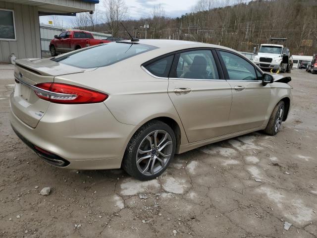  FORD FUSION 2017 Gold