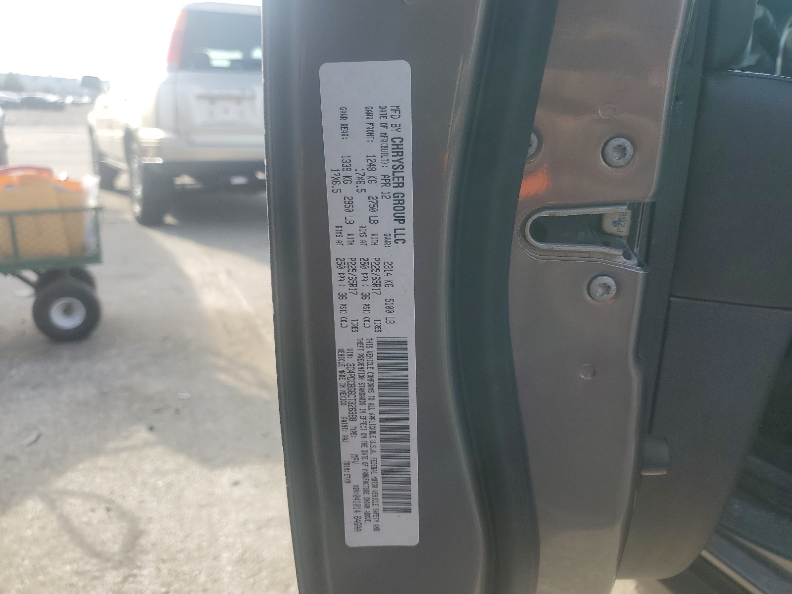 3C4PDCBG6CT326388 2012 Dodge Journey Sxt