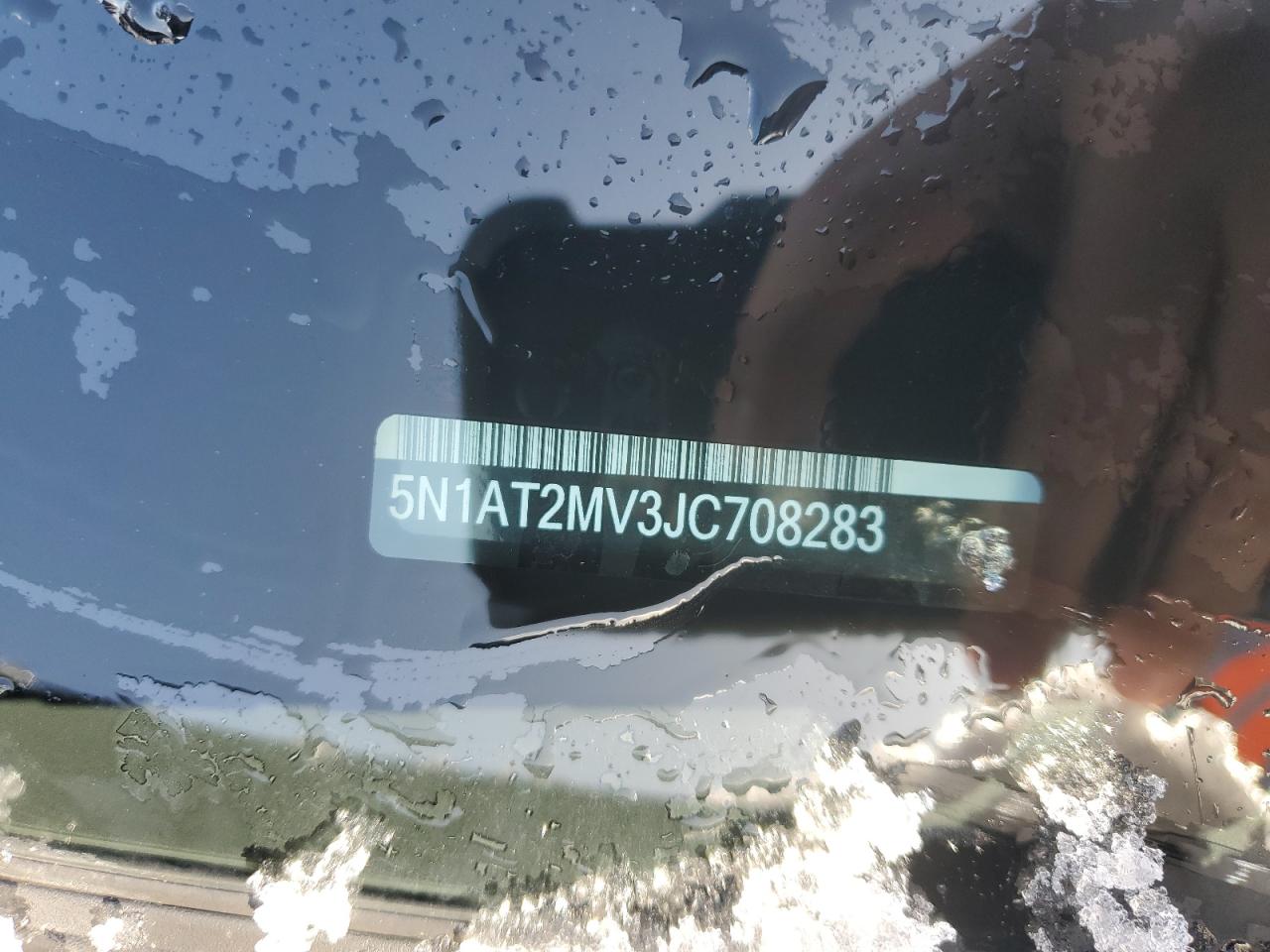 5N1AT2MV3JC708283 NISSAN ROGUE 2018