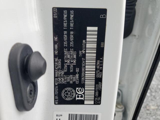 2022 TOYOTA HIGHLANDER L