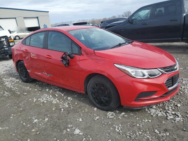  CHEVROLET CRUZE 2017 Czerwony