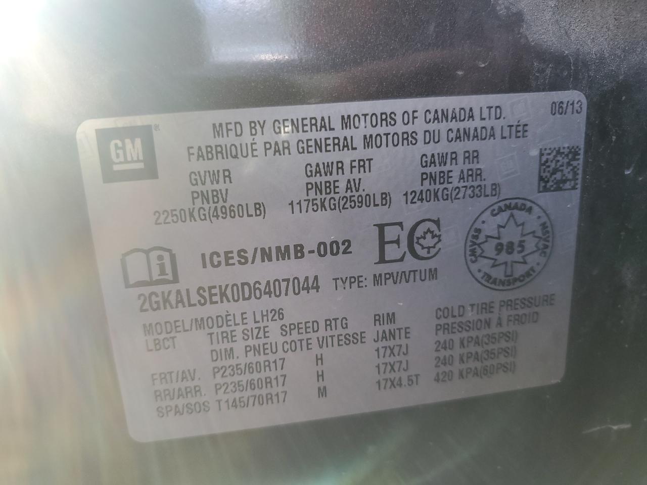 2013 GMC Terrain - Image 13