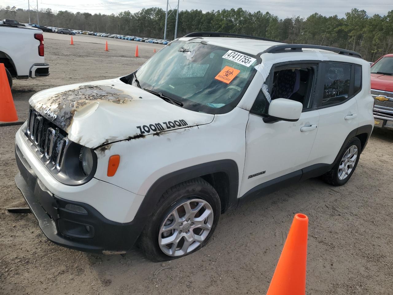 2018 Jeep Renegade Latitude na sprzedaż w Greenwell Springs, LA - All Over