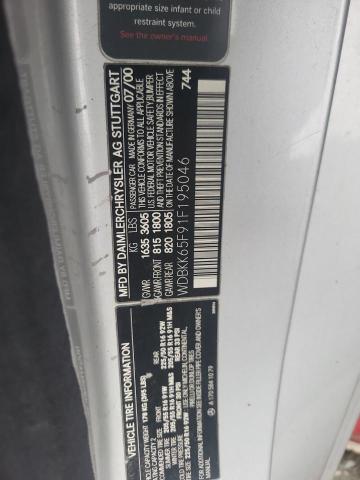 2001 MERCEDES-BENZ SLK 320