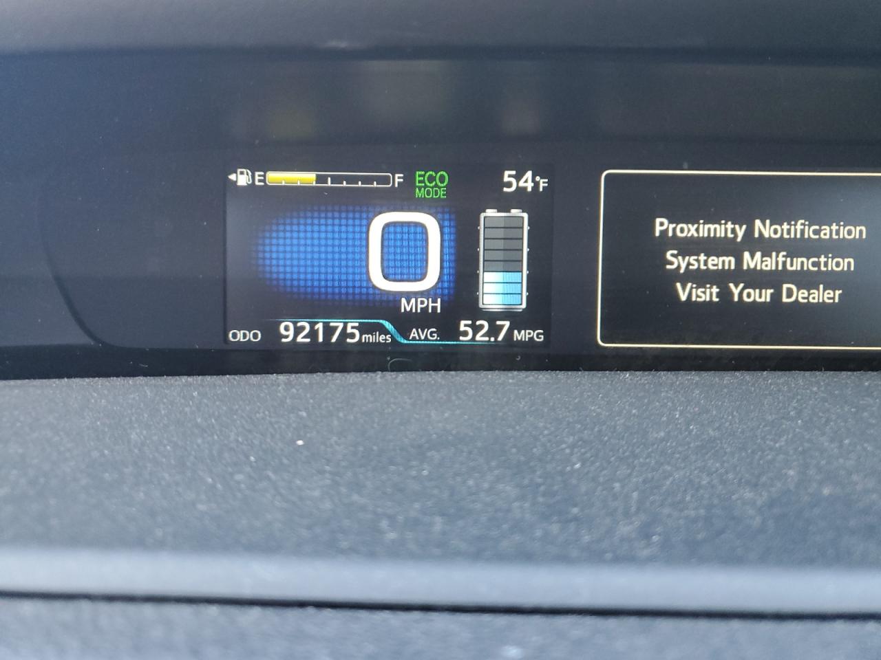 JTDKBRFU7G3019249 TOYOTA PRIUS 2016
