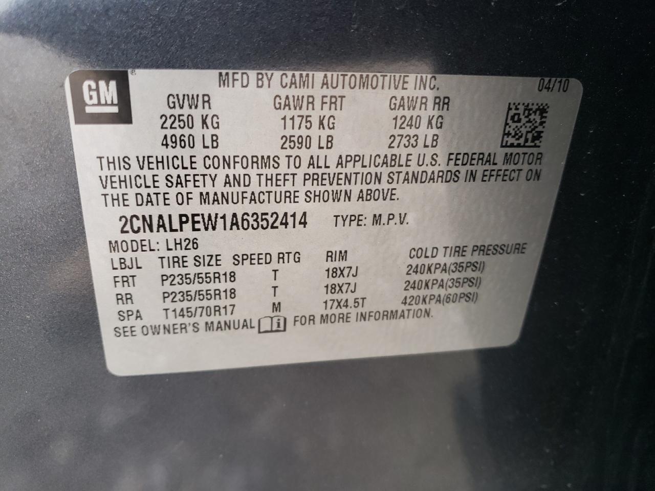 2010 Chevrolet Equinox - Image 15