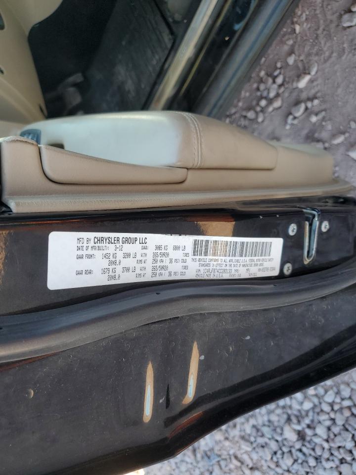 2012 Jeep Grand Cherokee Limited VIN: 1C4RJFBT4CC283133 Lot: 50095425