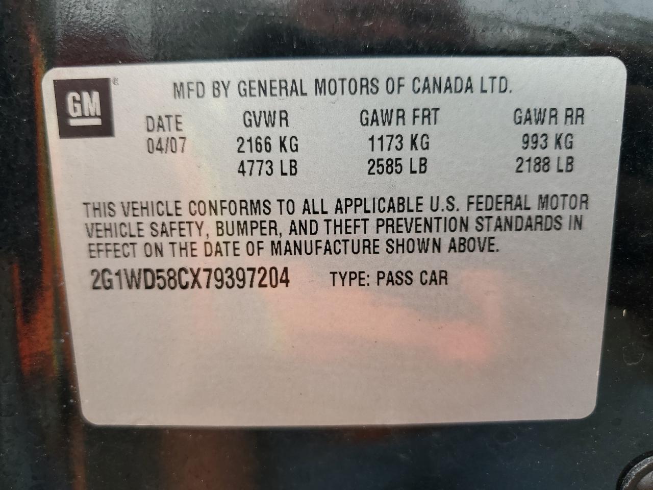 2007 Chevrolet Impala - Image 12