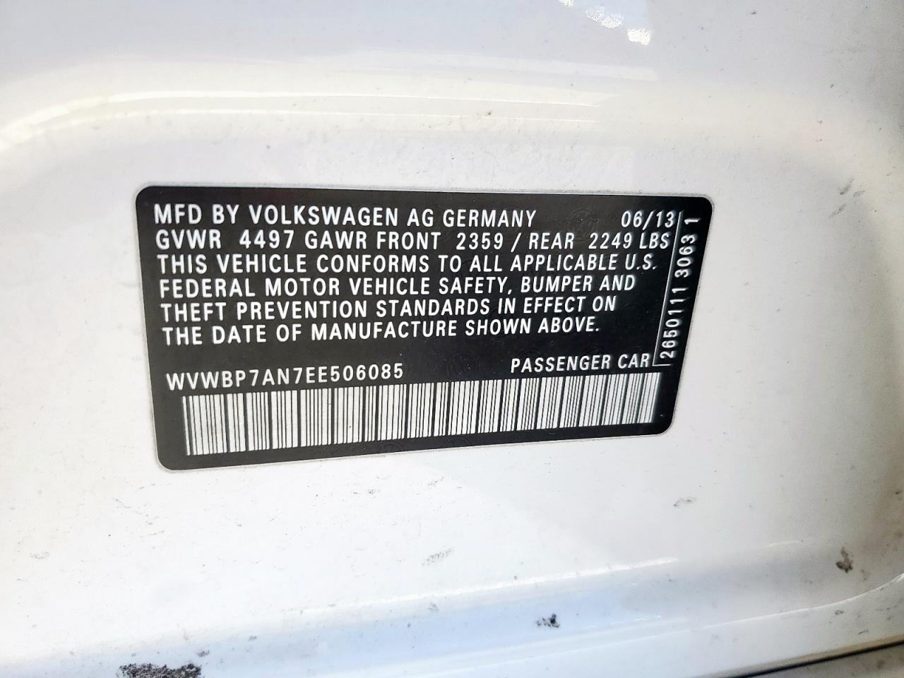 2014 Volkswagen Passat CC - Image 12