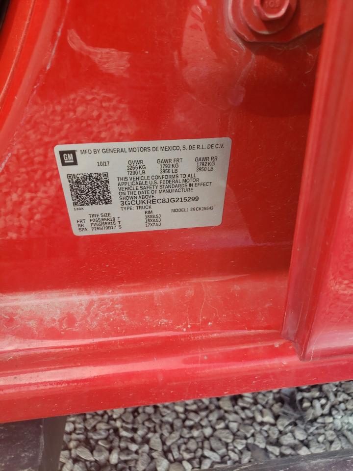 3GCUKREC8JG215299 CHEVROLET ALL Models 2018