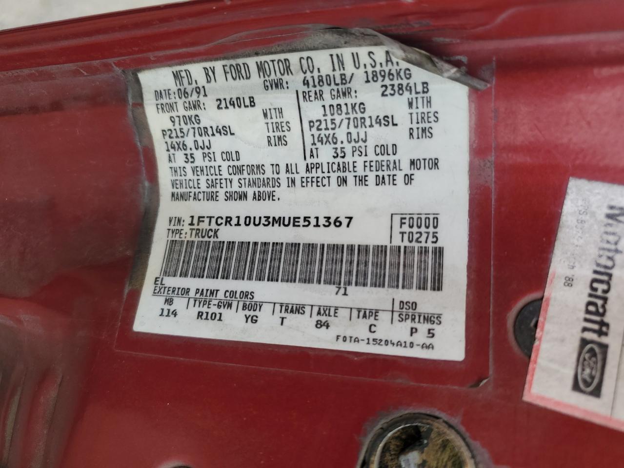 1991 Ford Ranger - Image 12