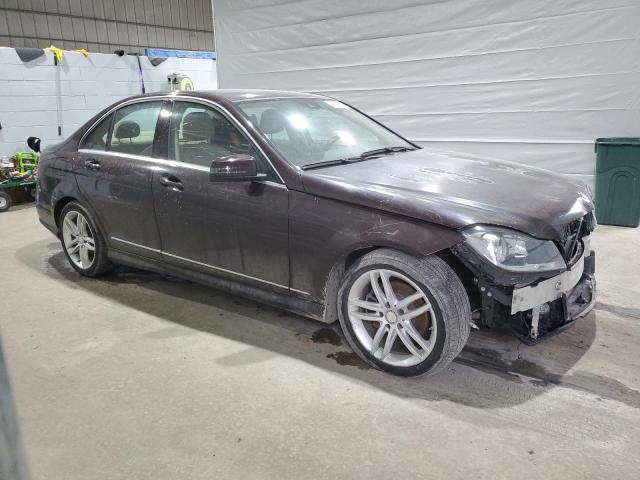 Sedans MERCEDES-BENZ C-CLASS 2012 Brązowy