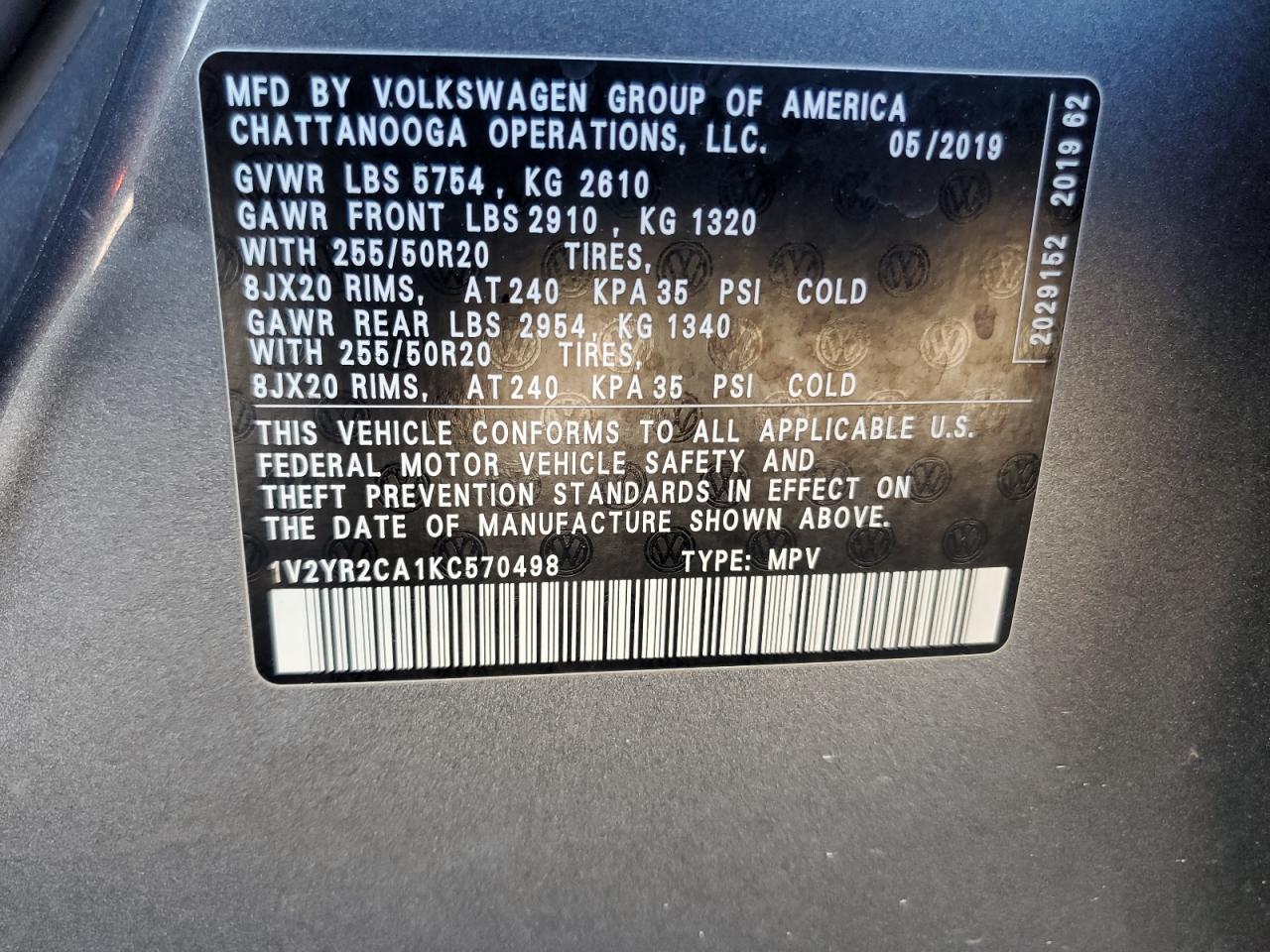 2019 Volkswagen Atlas - Image 13