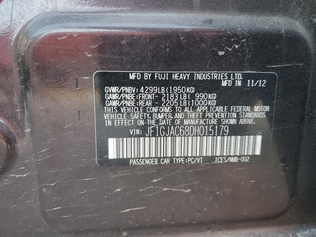 2013 Subaru Impreza - Image 12