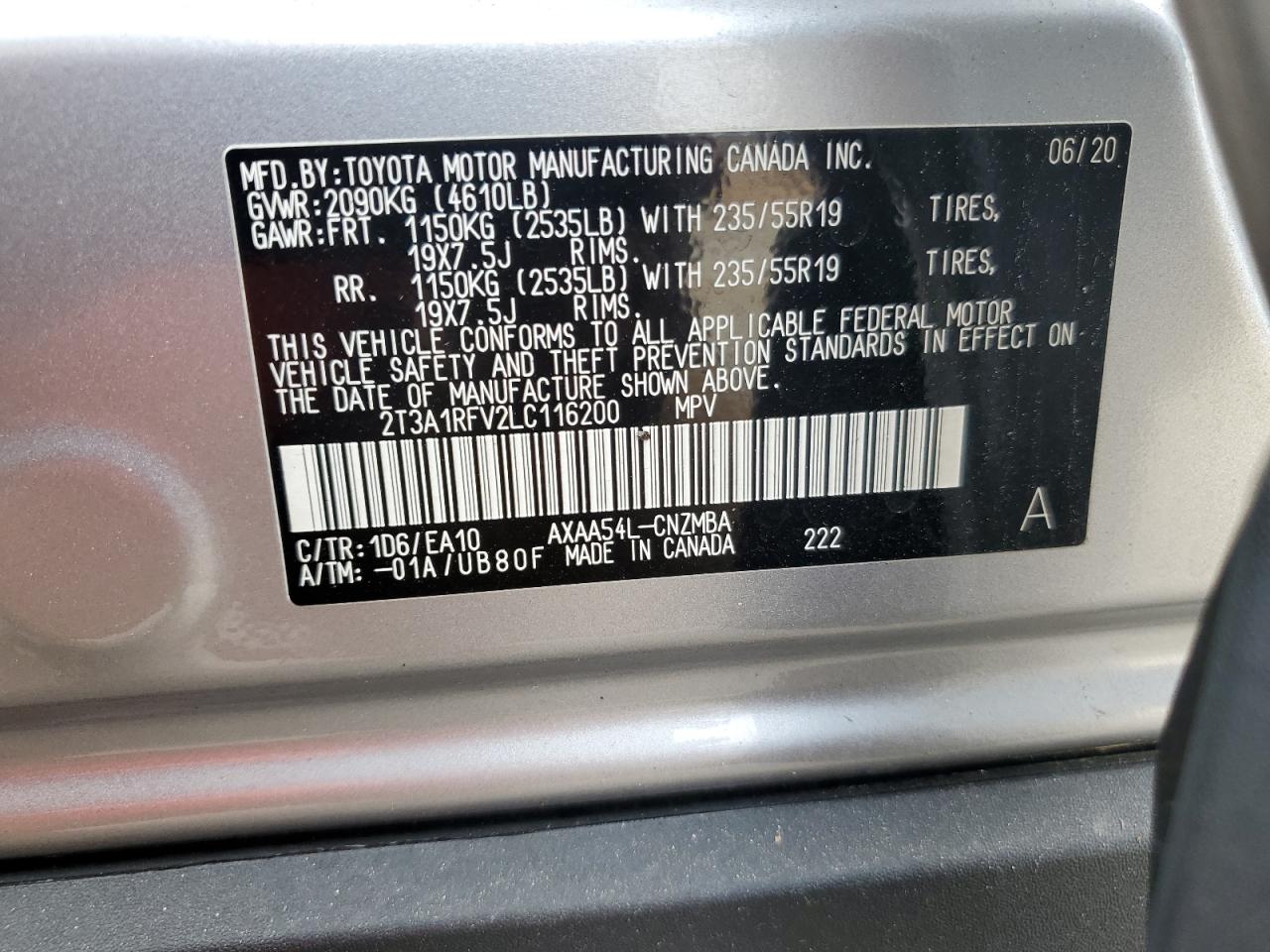 2020 Toyota RAV 4 - Image 13