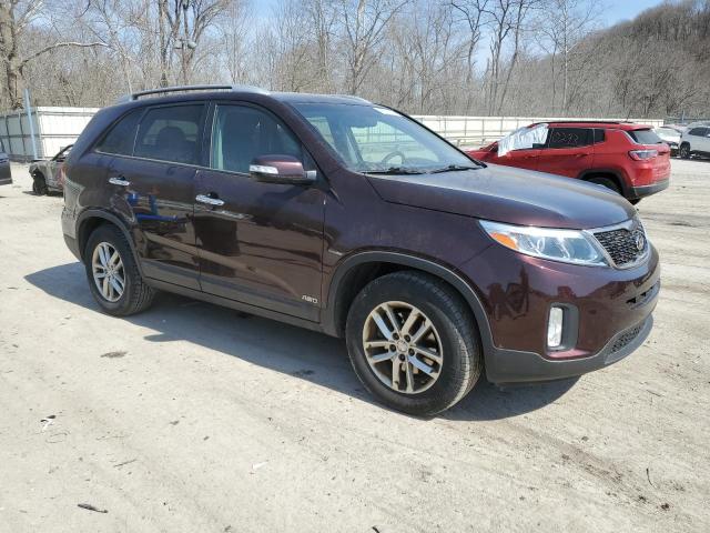 Parquets KIA SORENTO 2014 Bordowy