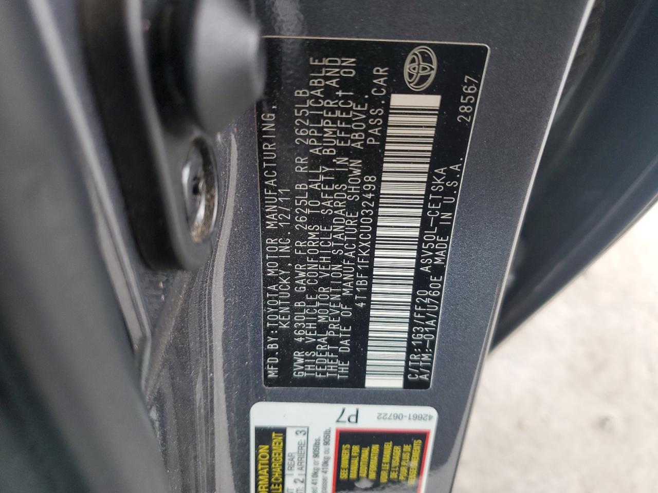 2012 Toyota Camry - Image 14