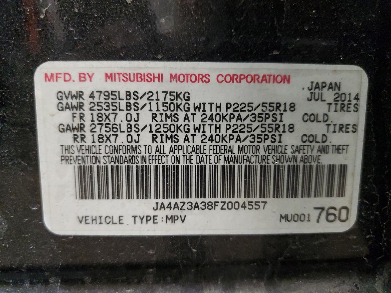 2015 Mitsubishi Outlander - Image 14
