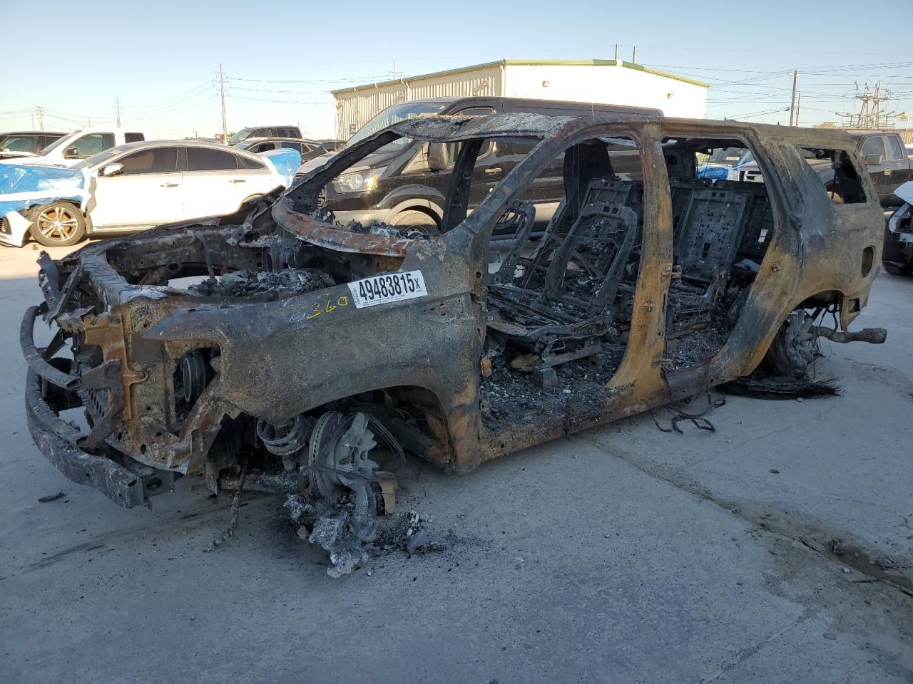 2021 Gmc Yukon Denali на продаже в Haslet, TX - Burn