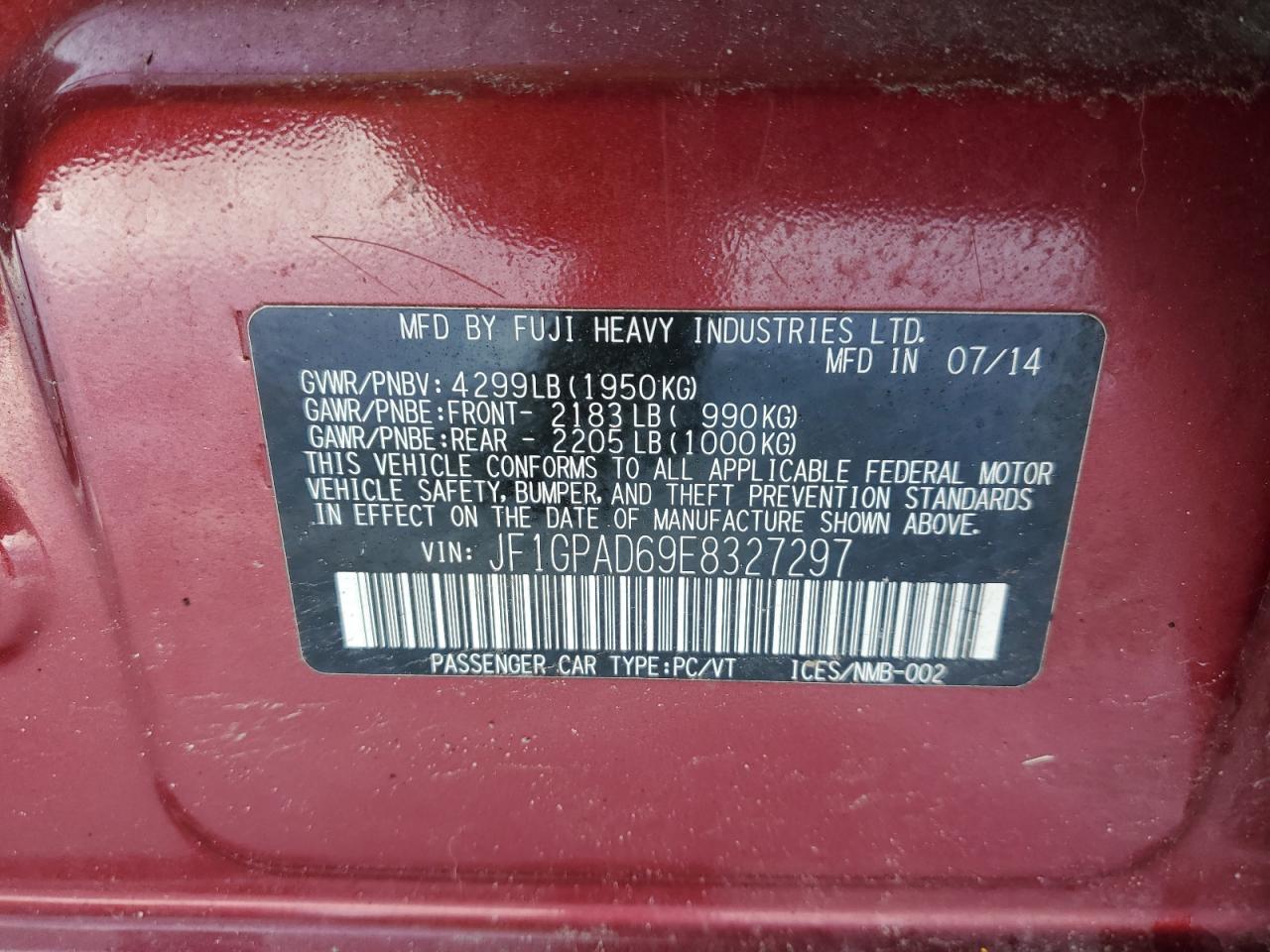 2014 Subaru Impreza - Image 15