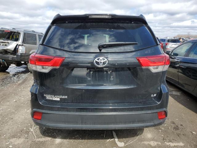  TOYOTA HIGHLANDER 2017 Czarny