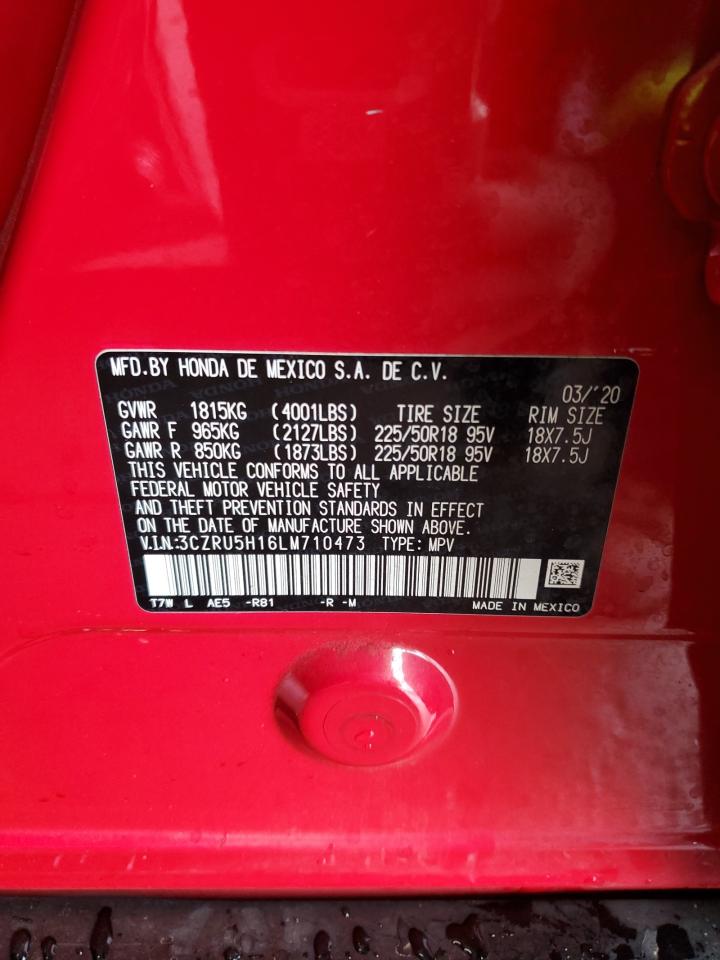 3CZRU5H16LM710473 HONDA HR-V 2020