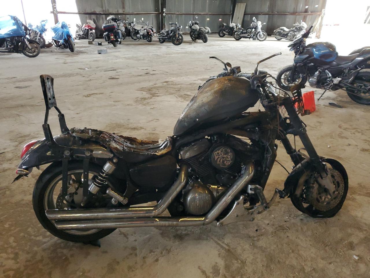 2007 Kawasaki Vn1600 B zu verkaufen in Lebanon, TN - Burn