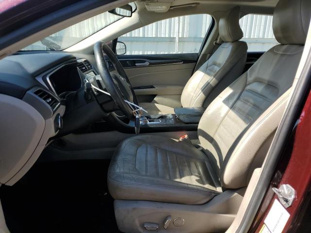 Sedans FORD FUSION 2017 Bordowy
