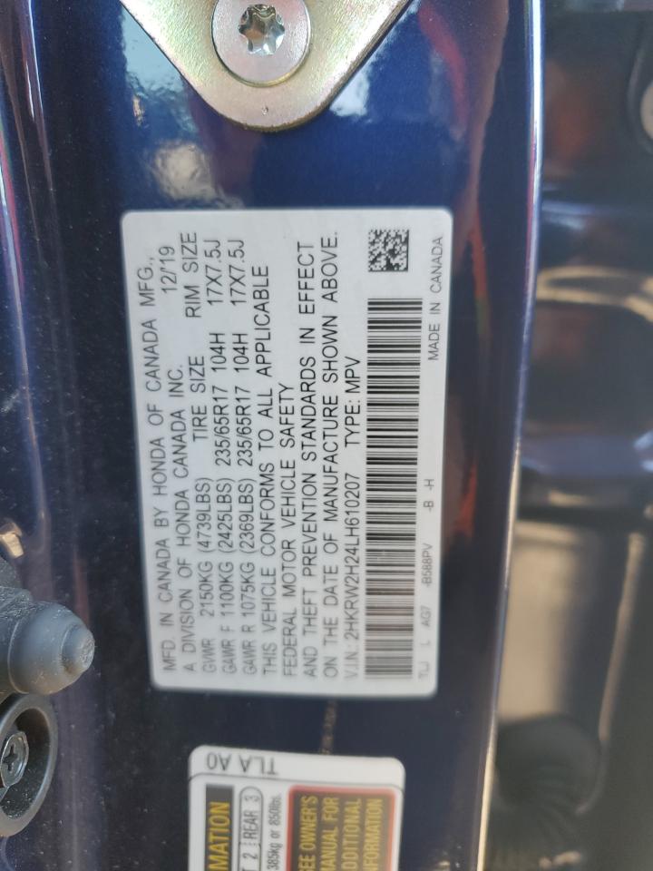 2HKRW2H24LH610207 HONDA CRV 2020
