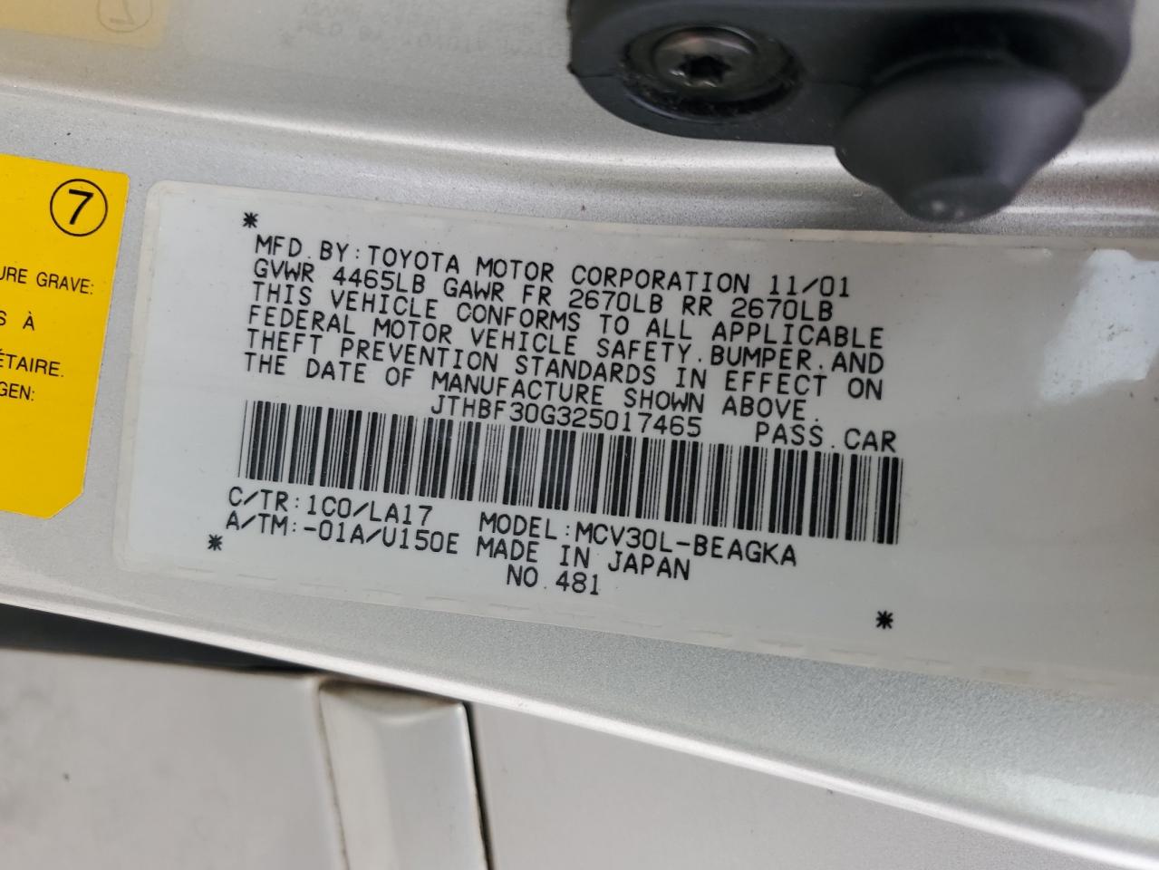 2002 Lexus ES - Image 13