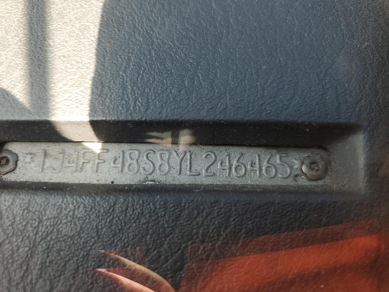 2000 Jeep Cherokee VIN: 2J4FF48S8YL246465 Lot: 50446545